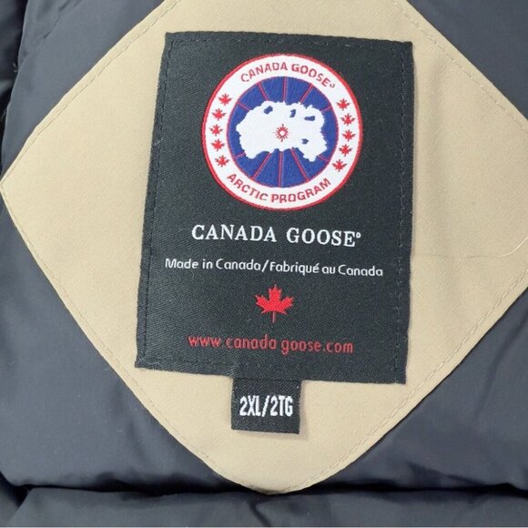 Canada Goose Men's Size 2XL Ontario Heritage Parka 6528M Tan w/Coyote Fur Winter - Picture 2 of 16